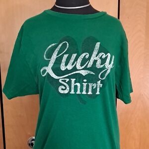 Lucky Shirt Green Unisex Graphic Tee
